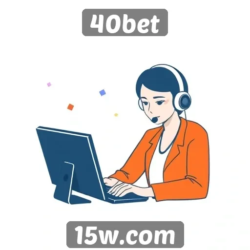 Suporte ao cliente no site 40bet