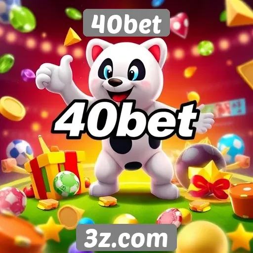 Variedade de jogos disponíveis em 40bet